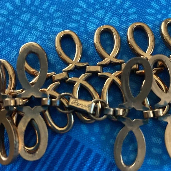 Renoir Copper 1950’s Linked Swirl Bracelet Vintage - Picture 5 of 8